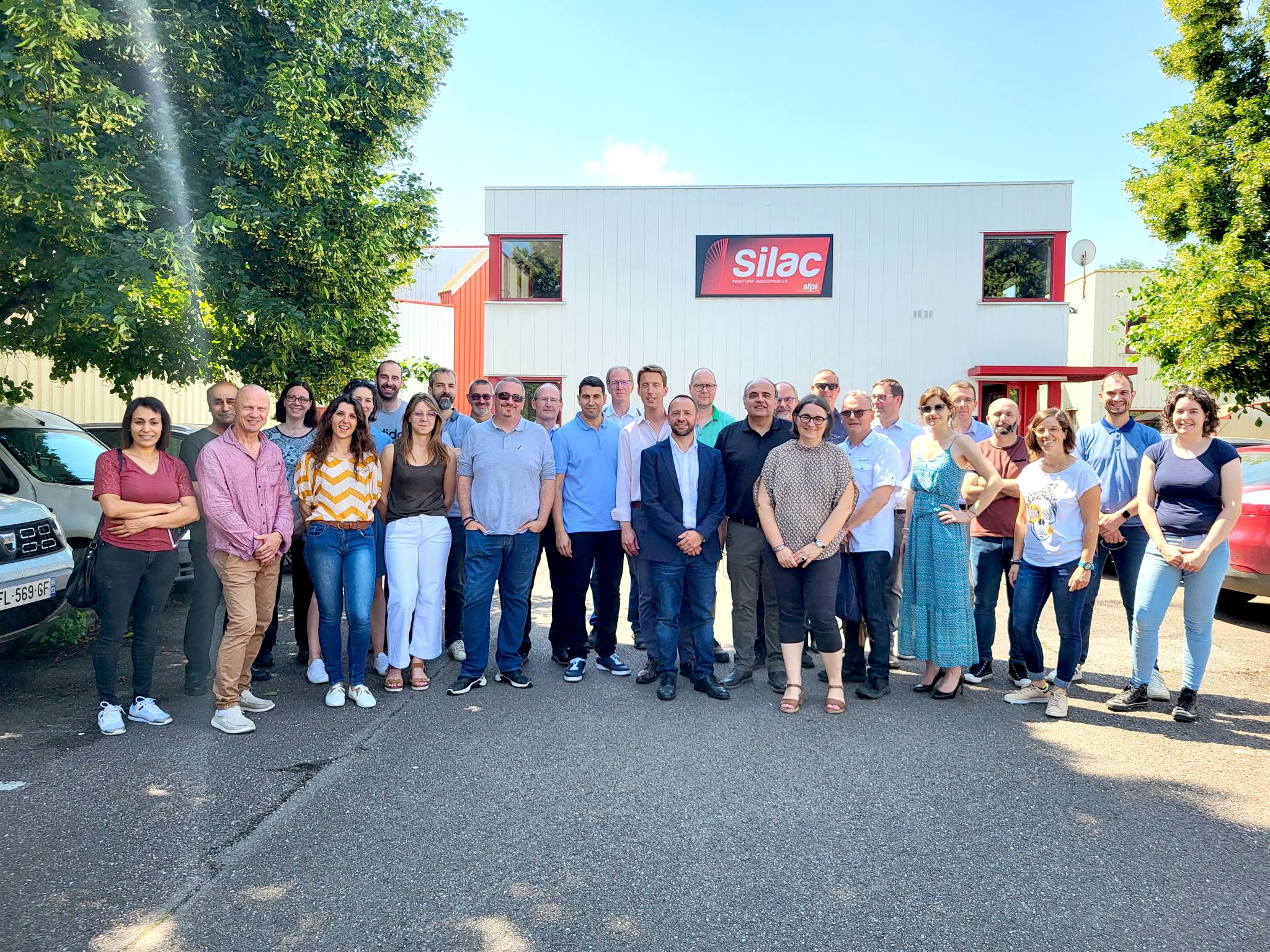 Visite de l'usine SILAC à Champlitte