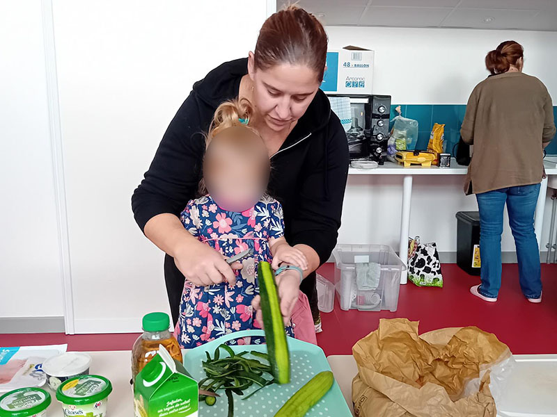 Rdv des familles, atelier culinaire avec le Colibri