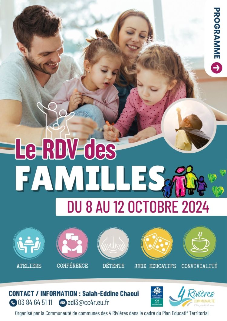 Le RDV des familles aux 4 Rivières