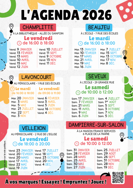 Agenda Cluc 2026 4 Rivi&egrave;res