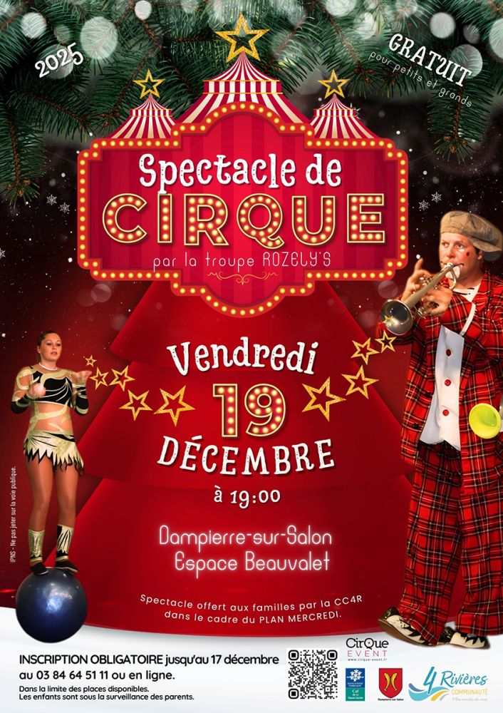 La troupe de cirque Rozely's aux 4 Rivières