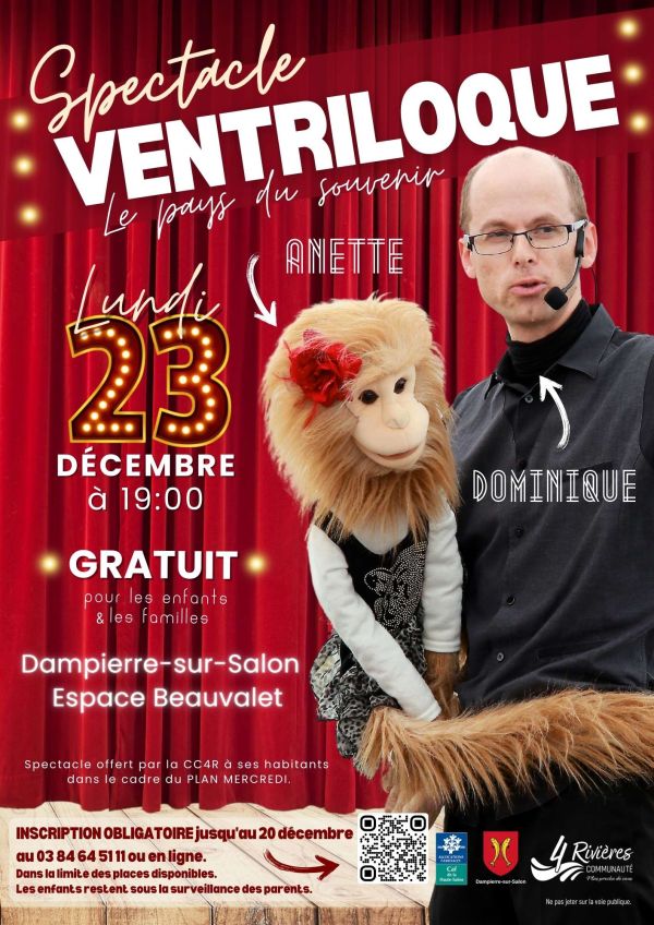 Dominique le ventriloque aux 4 Rivières