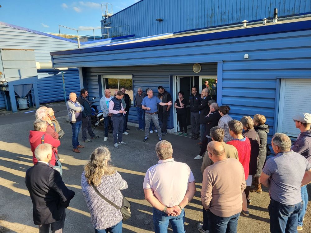 Visite de l'usine SILAC à Champlitte